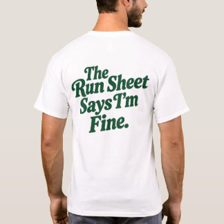 T-shirt La feuille de route dit que je vais bien