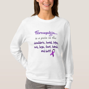 T-shirt La fibromyalgie est une douleur dans le ... Ruban