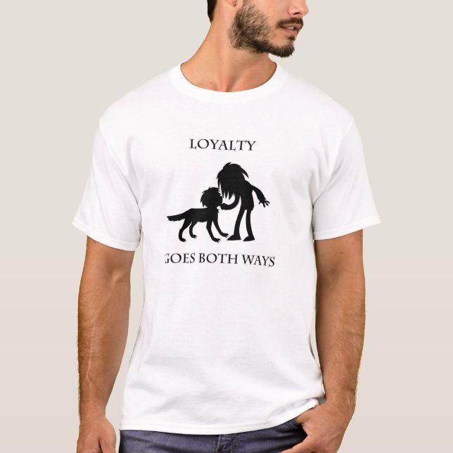 T-shirt La fidélité va chemise de deux manières (Devant)