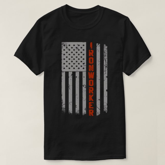 T-shirt La Fierté du drapeau américain (Design devant)