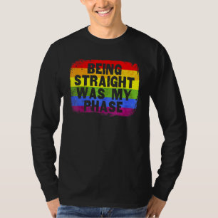 T-shirt La Fierté LGBT Être Droit Était Mon Arc-En-Ciel Ph
