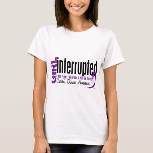 T-shirt La fille a interrompu 1 maladie de Crohn