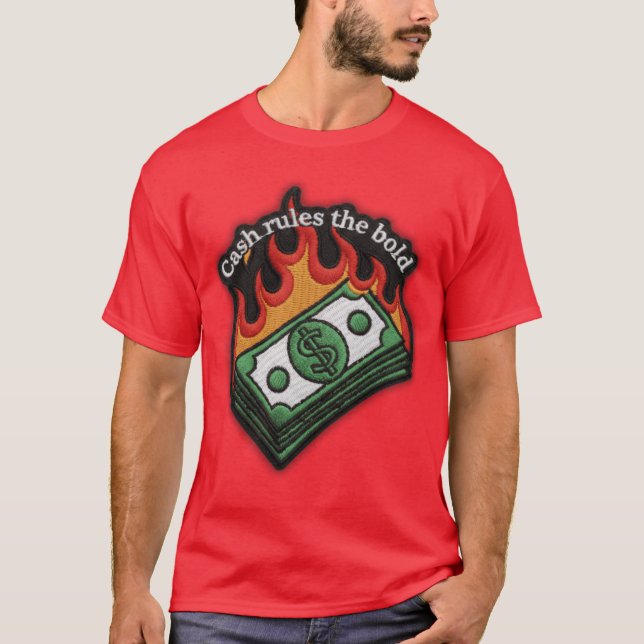 T-shirt La fille Bold Burn (Devant)