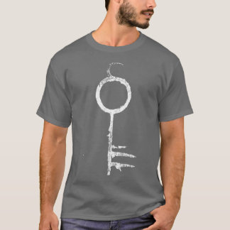 T-shirt La fille cadeau blanc retro The Infernal Key
