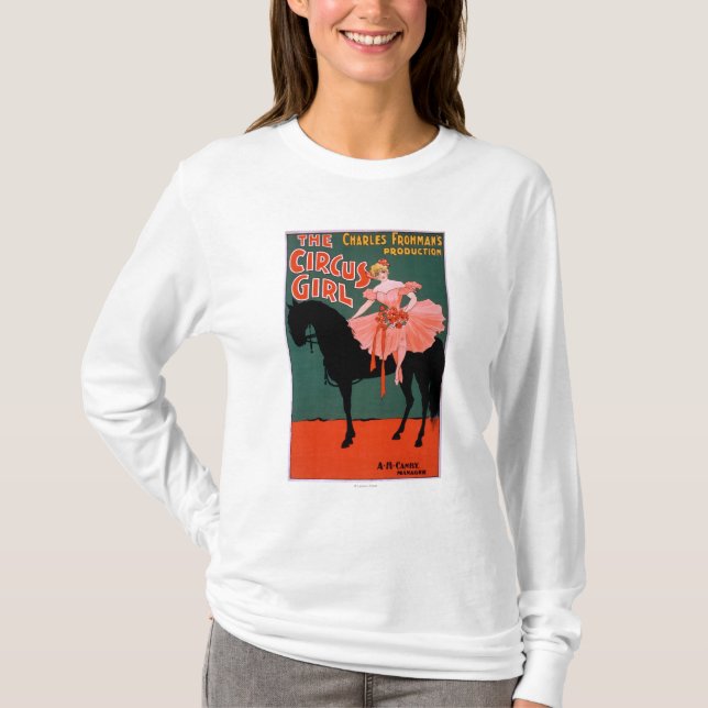 T-shirt La fille de cirque - femme sur le Theatrical de (Devant)