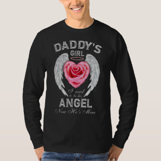 T-shirt La fille de papa J'étais son ange maintenant il es