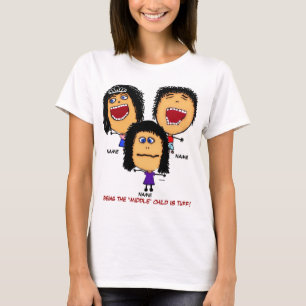 T-shirt La fille du milieu