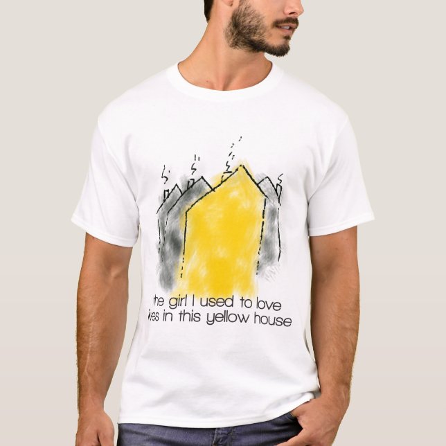 T-shirt La fille que j'avais l'habitude d'aimer les vies (Devant)