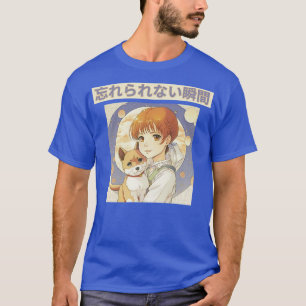 T-shirt La Fille Shiba Inu Un Duo Plein De Coeur