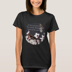 T-shirt La fin - Photo originale de Haiku pour les amateur
