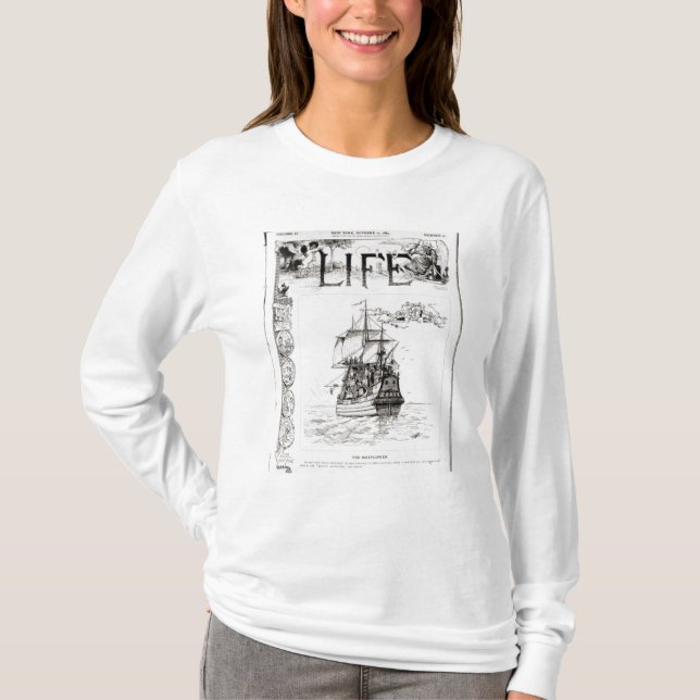T-shirt La fleur printanière, couverture de 'Life (Devant)