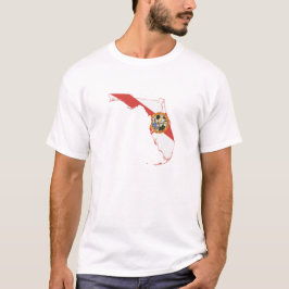 T-shirt La Floride a formé le drapeau d'état