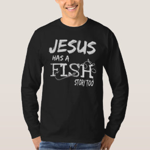 T-shirt La Foi Chrétienne En Jésus Christ Un Pêcheur Avec