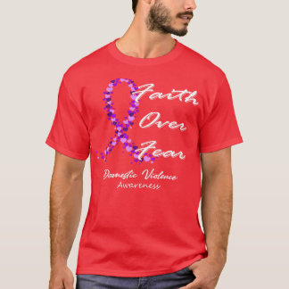 T-shirt La Foi De Sensibilisation À La Violence Familiale