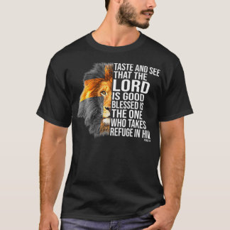T-shirt La foi en Dieu Psaume Bible chrétienne