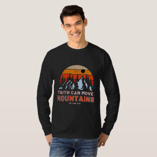 T-shirt La foi peut déplacer les montagnes Bible Hommes