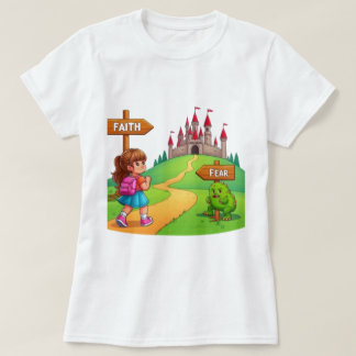 T-shirt La foi sur la peur