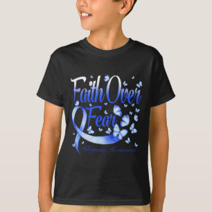 T-shirt La foi sur la peur Alopécie Le papillon de sensibi