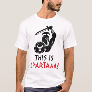 T-shirt la folie ceci est Sparte