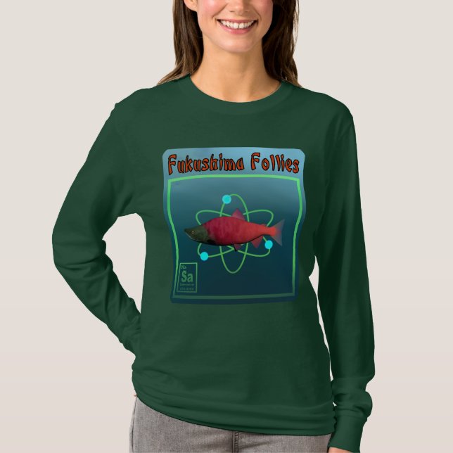 T-shirt La folie de Fukushima (Devant)