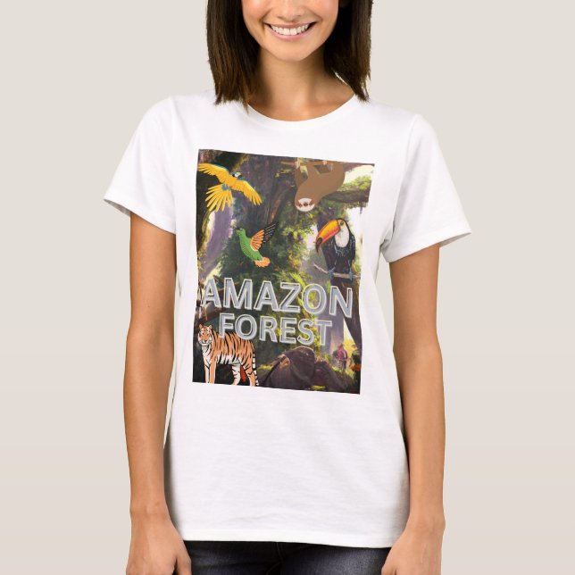 T-shirt La forêt amazonienne - La forêt amazonienne (Devant)