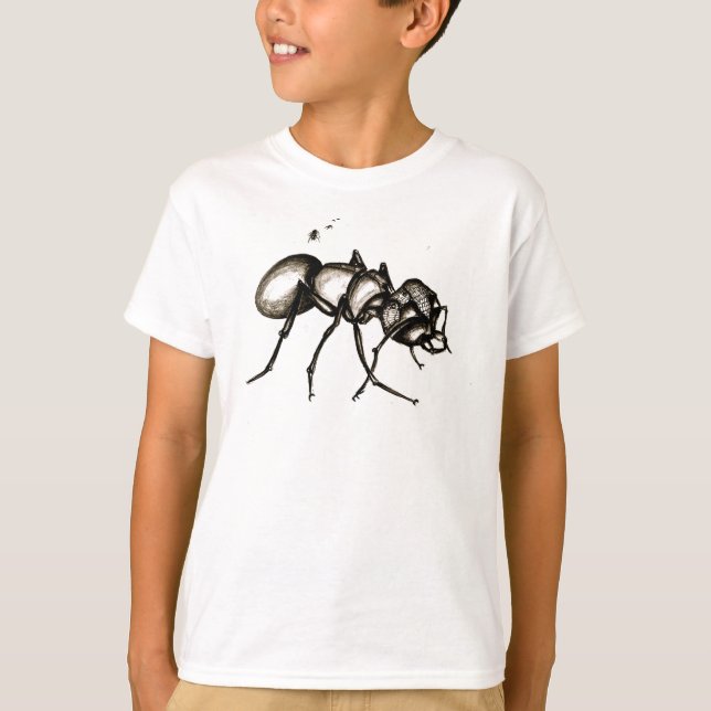 T-shirt La fourmi de guerrier du "petit monde" badine le (Devant)