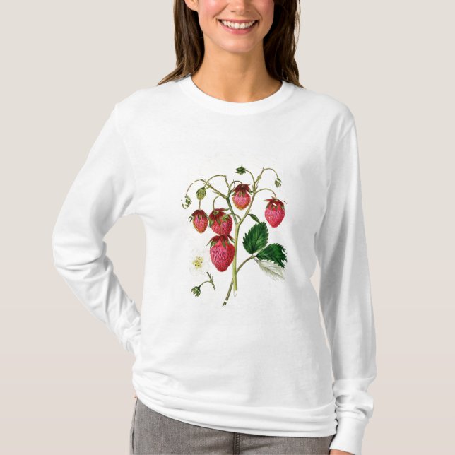 T-shirt La fraise de Roseberry, gravée par Watte (Devant)