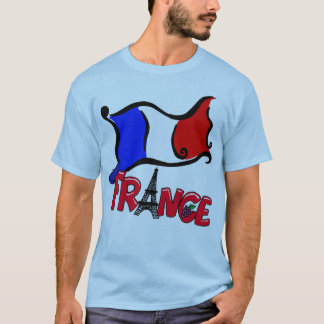 T-shirt La France avec des produits de drapeau
