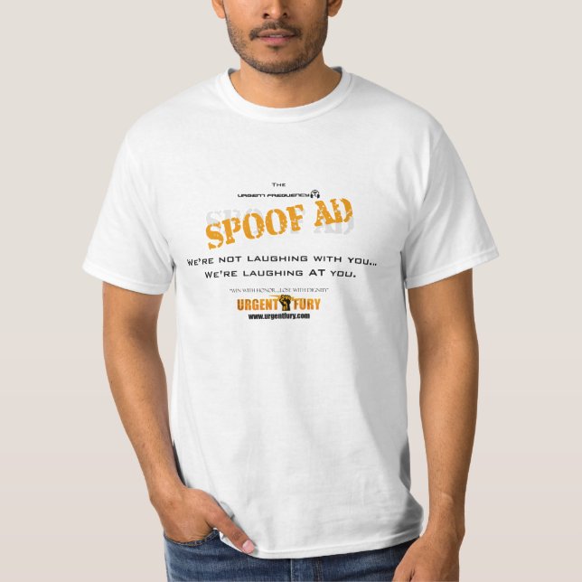 T-shirt La fréquence urgente charrient des annonces (Devant)