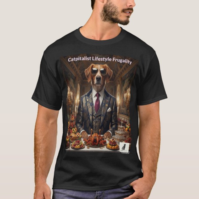 T-shirt La frugalité ? Certains ne peuvent pas le faire (Devant)