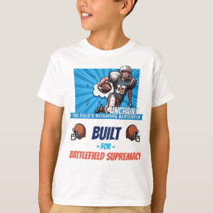 T-shirt La furie du Gridiron de l'équipe #44 Personnalisab