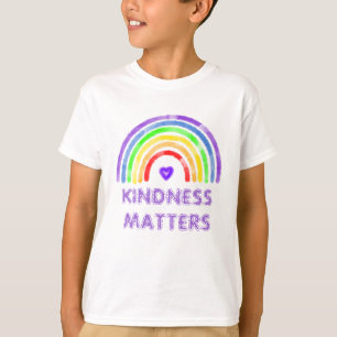 T-shirt La gentillesse compte Arc en ciel