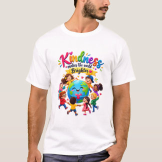 T-shirt La gentillesse rend le monde plus lumineux