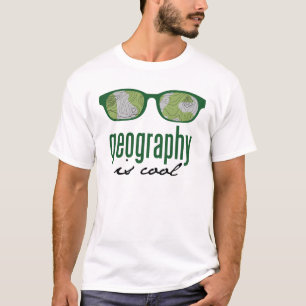 T-shirt La géographie est fraîche