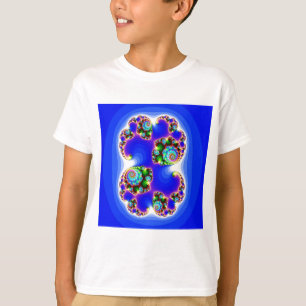 T-shirt La géométrie réglée réglée de fractale de Ju