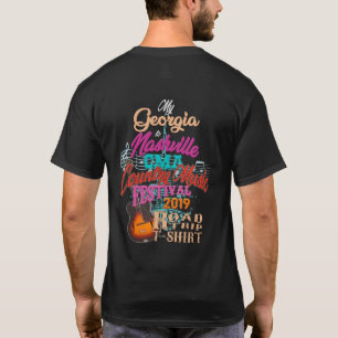 T-shirt La Géorgie à la chemise de Fest de musique de