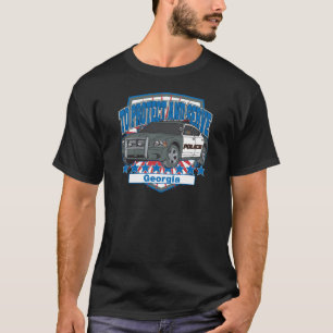 T-shirt La Géorgie pour protéger et servir la voiture de
