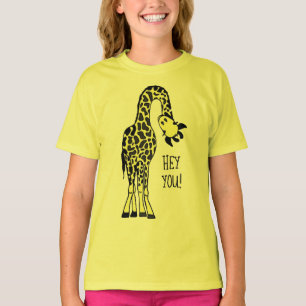 T-shirt la girafe sauvage de la vie de giraff de