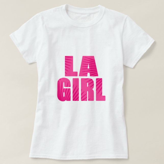 T-shirt LA Girl (Design devant)