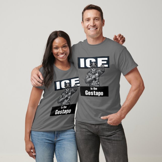 T-shirt La GLACE Est La Gestapo (Unisexe)