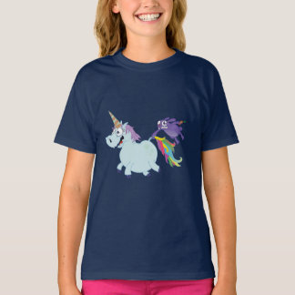 T-shirt La graisse Unicorne sauve le jour