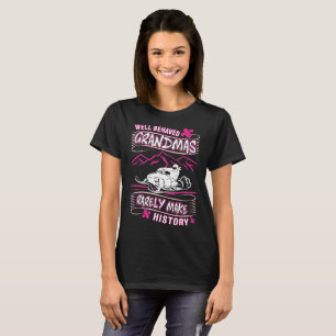 T-shirt La grand-maman bien comportée rare font le