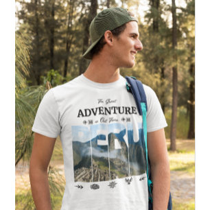 T-shirt La Grande Aventure est là - Machu Picchu