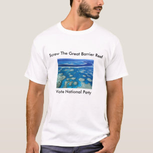 T-shirt La Grande barrière de corail, vissent la grande