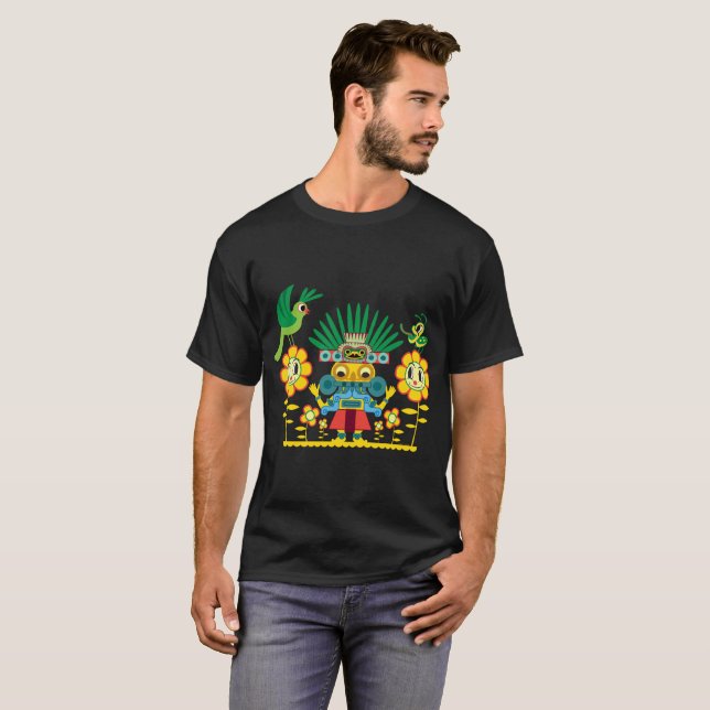 T-shirt La grande déesse du jardin du Goo. (Devant entier)