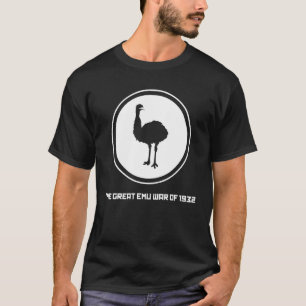 T-shirt La Grande Guerre Emu De 1932 Emus Australia Bird B