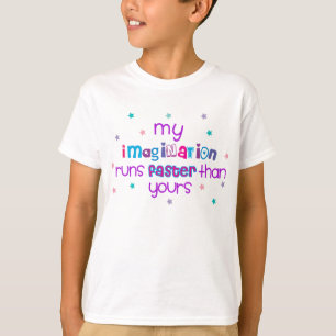 T-shirt La grande imagination badine la chemise