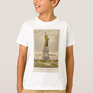T-shirt La grande statue de Bartholdi de la liberté