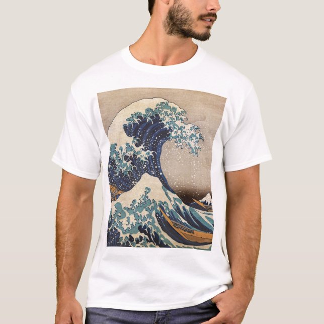 T-shirt La Grande Vague au large de Kanagawa (Devant)