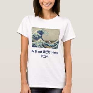 T-shirt La Grande Vague au large de Kanagawa de Hokusai